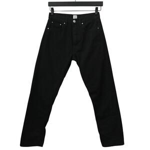 Totême Black Denim Straight Leg Jeans Brand Size 24/32